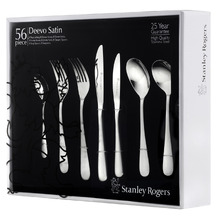 56 Piece Deevo Satin Cutlery Set
